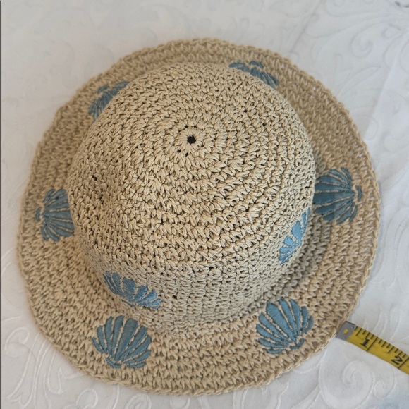 Vince Camuto Embroidered Straw Bucket Hat - Picture 9 of 9
